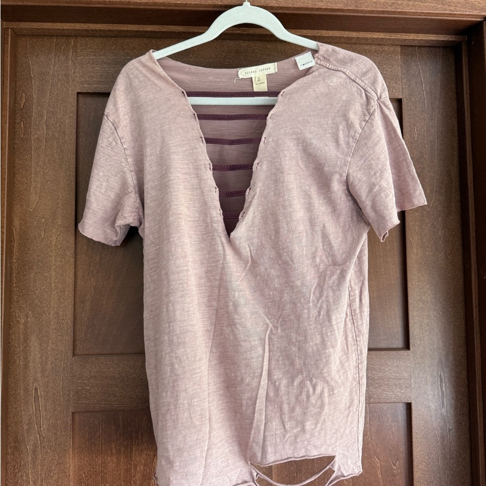 Gilded Intent Dusty Pink Blouse